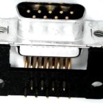 163A14119X – DSUB SOLDER PIN ANG 9.4mm PREC MCHND CNT from CONEC