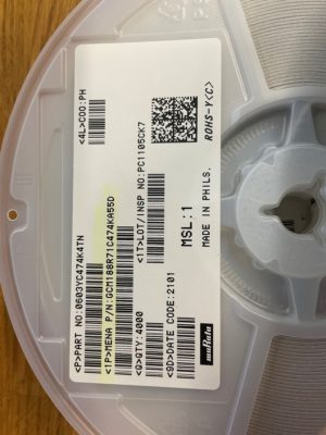 GCM188R71C474KA55D Multilayer Ceramic Capacitor Murata