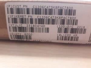 C1206C475K8PAC7800 - Multilayer Ceramic Capacitors MLCC - SMD/SMT - Kemet