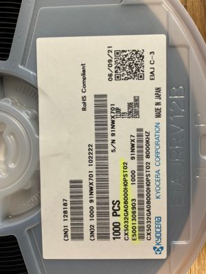 kyocera corporation CX5032GA08000H0PST02