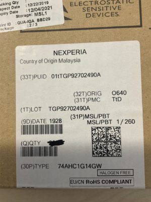 Nexperia 74AHC1G14GW,125