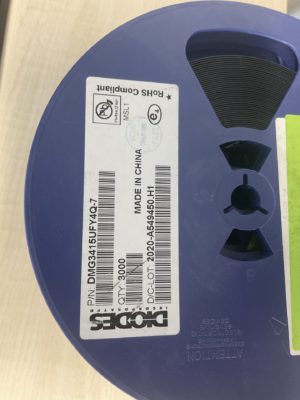 DIODES Incorporated DMG3415UFY4Q-7
